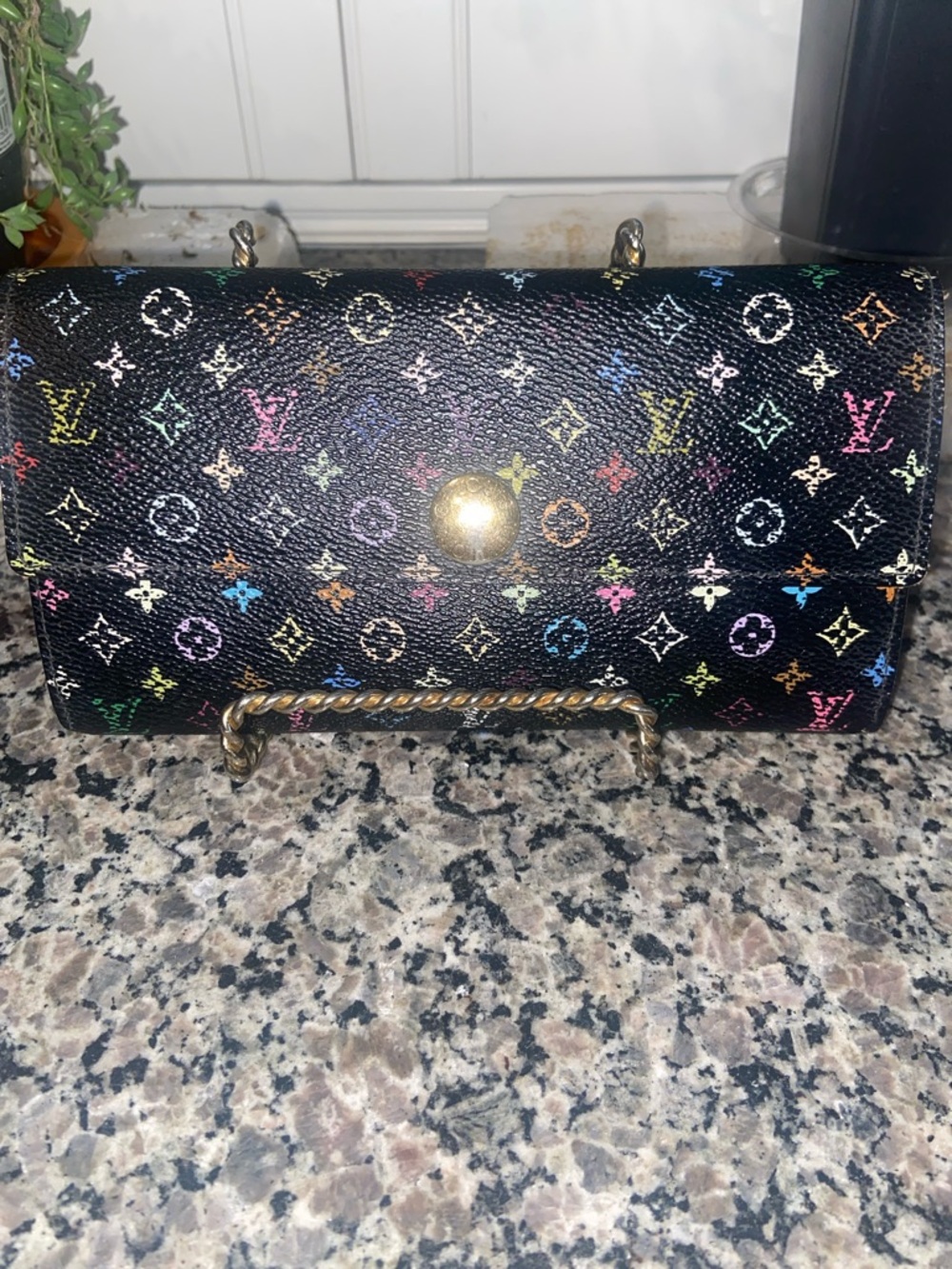 Louis Vuitton EUC Murakami Sarah Long Wallet
